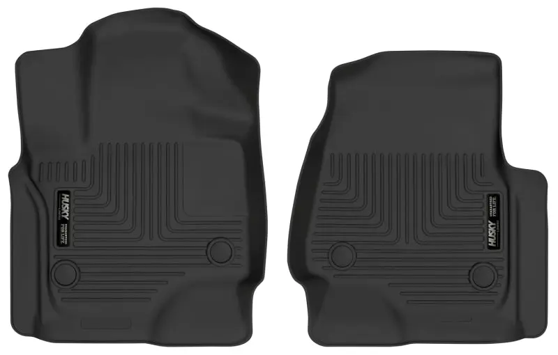 Husky Liners X-Act Contour Black Front Floor Liners 2018-2022 Ford Expedition and 2018-2019 Lincoln Navigator