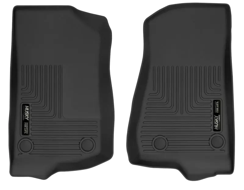Husky Liners X-Act Contour Front Floor Liners 19-24 Jeep Wrangler JL/JLU - Black