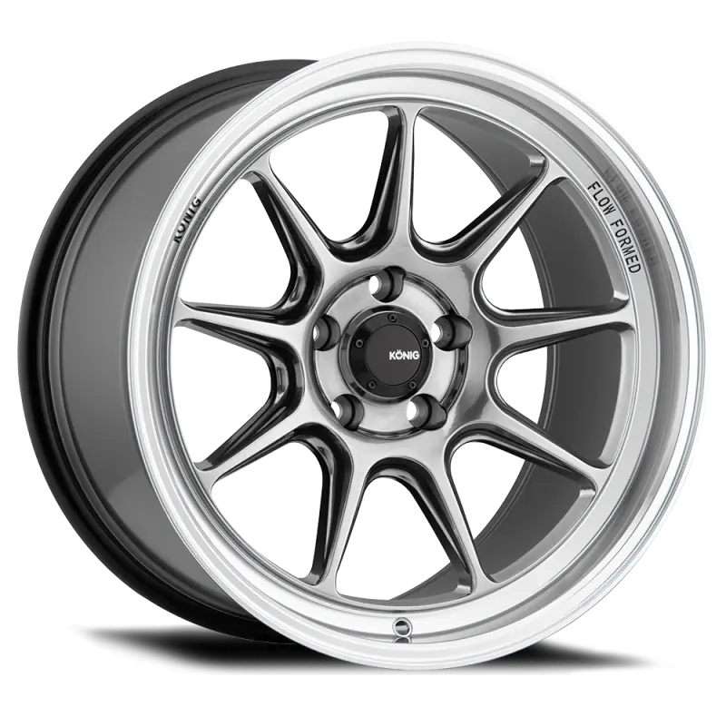 Konig Countergram 18x9.5 5x114.3 ET35 Hyper Chrome Machined Lip Custom Wheels