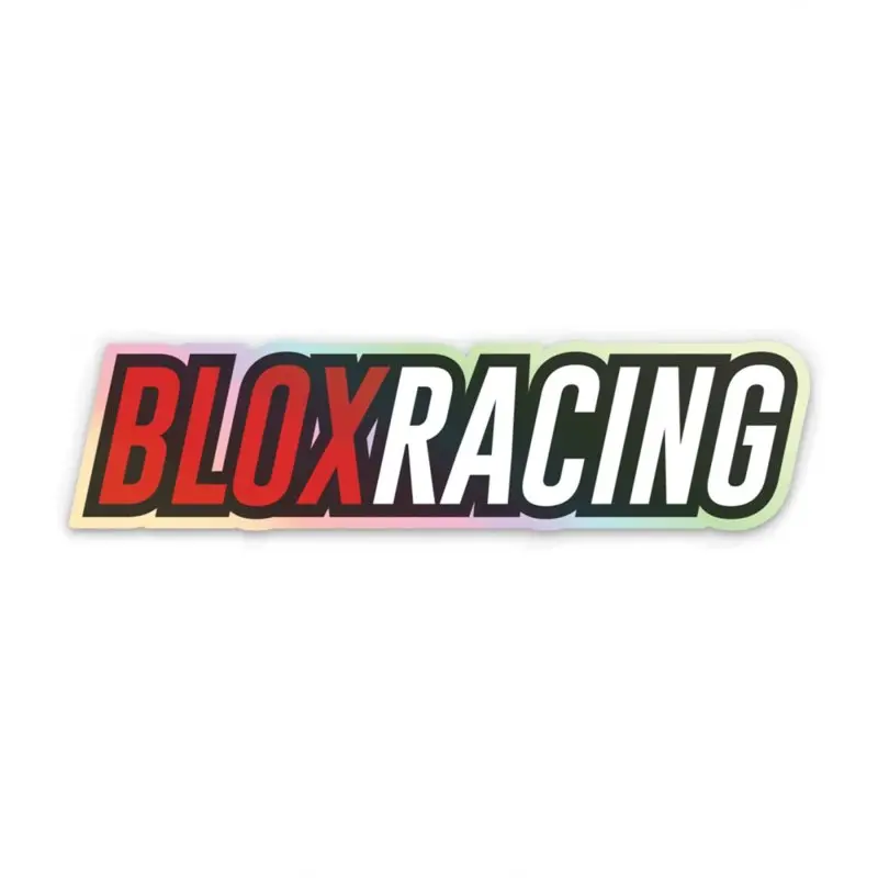 BLOX Racing Black Large Logo Decal