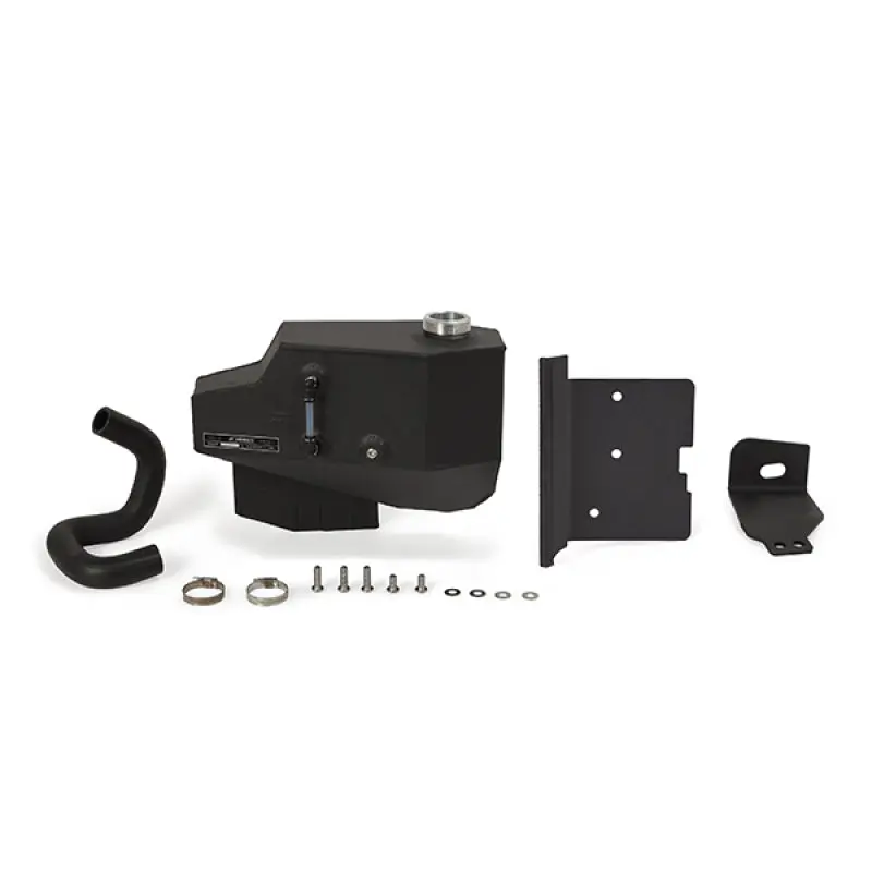 Mishimoto Micro-Wrinkle Black Degas Tank 08-10 Ford 6.4L Powerstroke