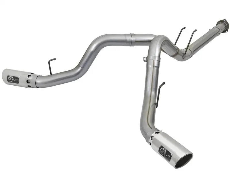 aFe POWER 4in DPF-Back SS Exhaust System 2017 Ford Diesel Trucks V8 6.7L Turbo Diesel