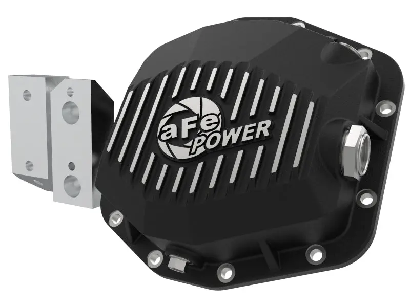 aFe Street Series Rear Differential Cover Black Machined Fins 2020+ Jeep Gladiator JT Dana M220