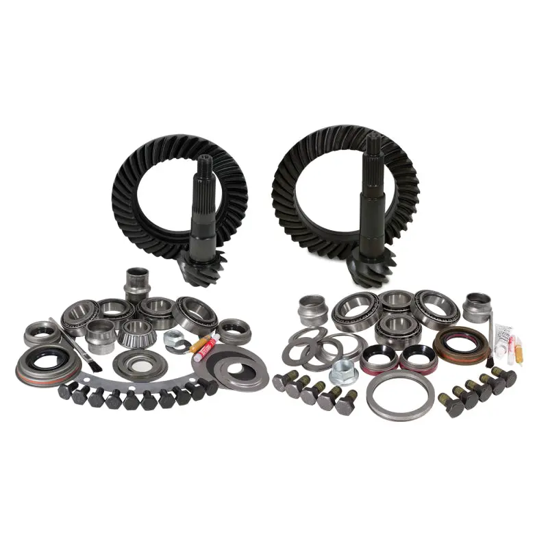 Yukon Gear Install Kit Package Jeep XJ YJ Dana 30 Front Model 35 Rear 4.56 Ratio Yukon Gear & Axle