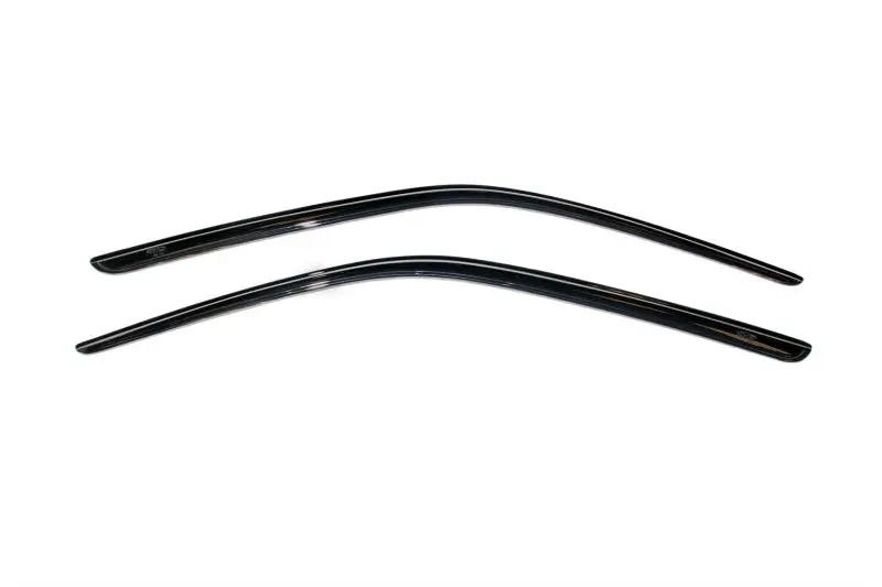 AVS 08-18 Dodge Challenger Outside Mount Ventvisor Window Deflectors 2pc Smoke