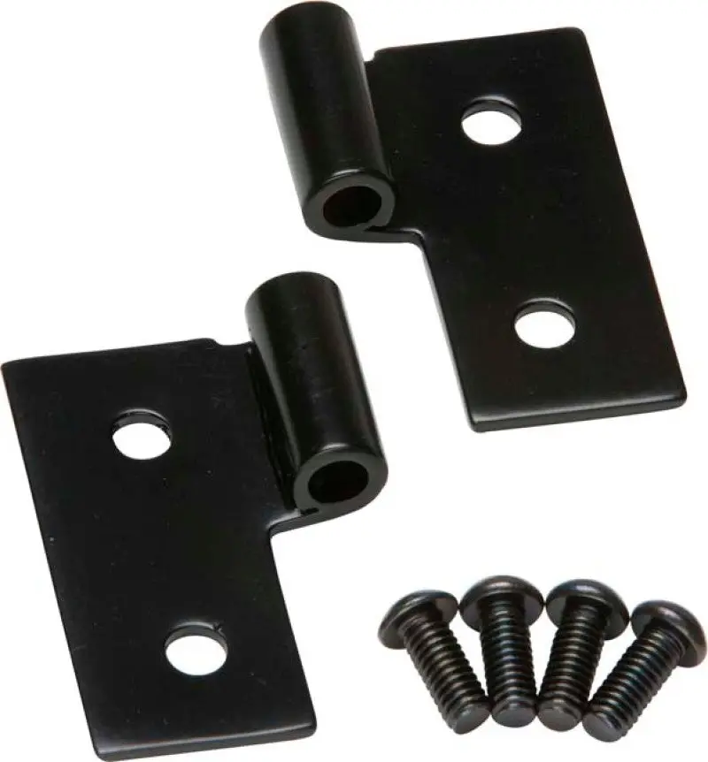 Kentrol 76-06 JEEP CJ Wrangler YJ TJ Lower Door Hinge Pair Powdercoat Black Replacement