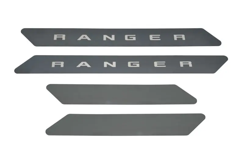 Putco Black Platinum Door Sills 19-20 Ford Ranger SuperCrew RANGER Etching - 4pc Set