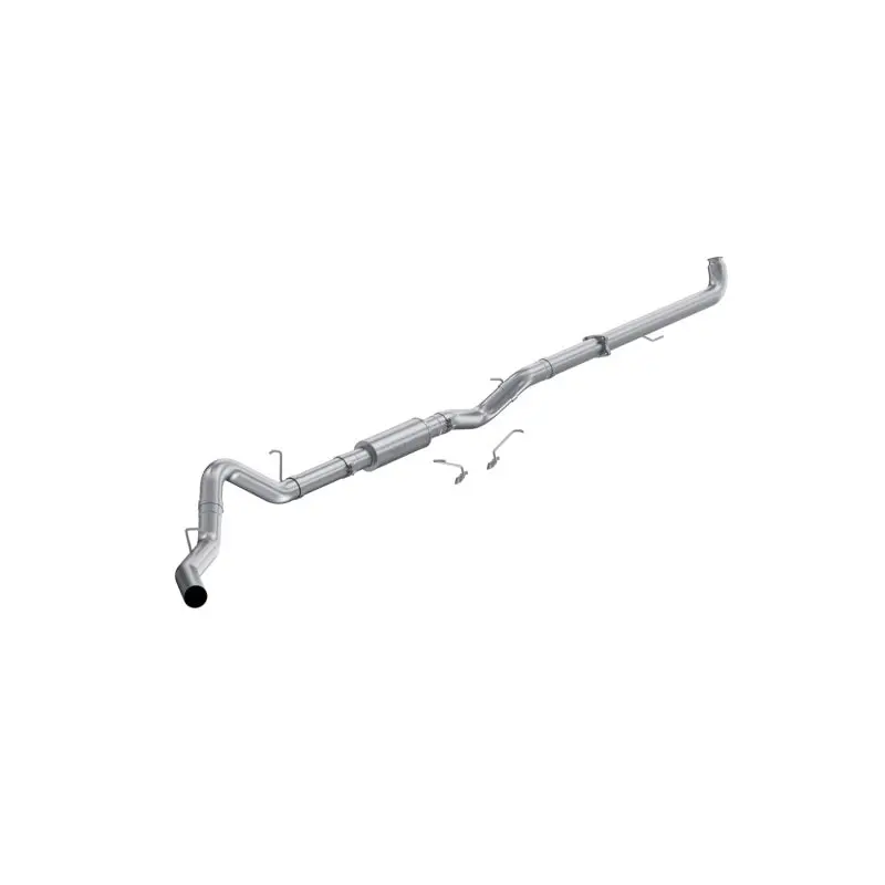 MBRP 01-04 Chevrolet 2500/3500 6.6L Duramax Aluminized Steel 4 Inch Downpipe Back Single Side Exit Exhaust