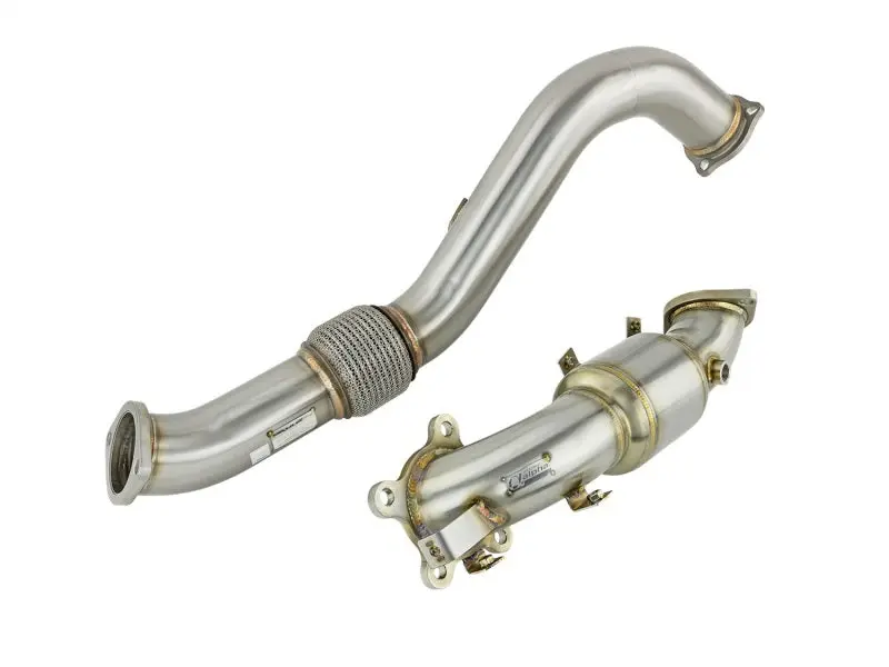 Skunk2 16-20 Honda Civic 1.5T Downpipe Kit Catalytic Converter - Performance Exhaust Upgrade Skunk2 Racing