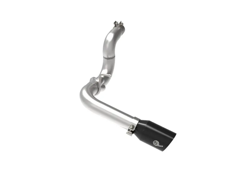 aFe 2020-2021 Jeep Wrangler Large Bore-HD 3in 304 Stainless Steel DPF-Back Exhaust System Black Tip