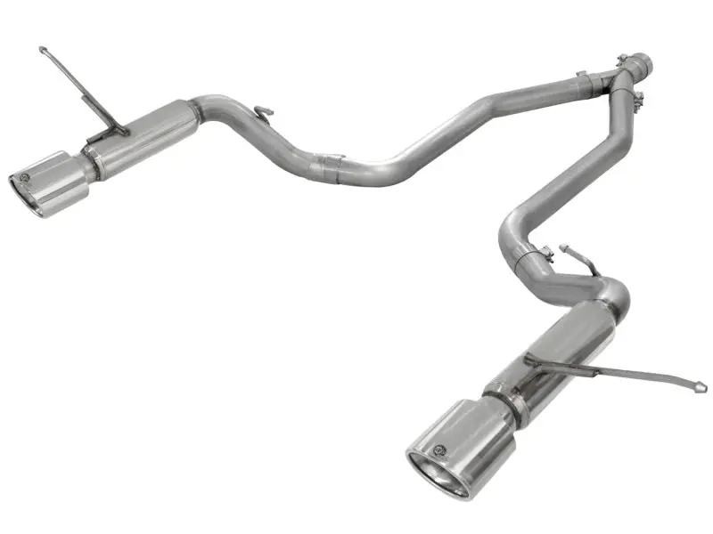 aFe MACHForce XP DPF-Back Exhaust Resonators 14+ Jeep Grand Cherokee V6 3.0L 2.5in 409SS
