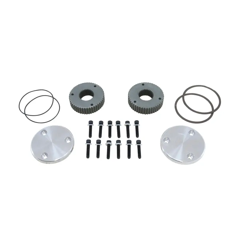 Yukon Gear Hardcore Drive Flange Kit Dana 60 30 Spline Outer Stubs Yukon Engraved Caps Yukon Gear & Axle