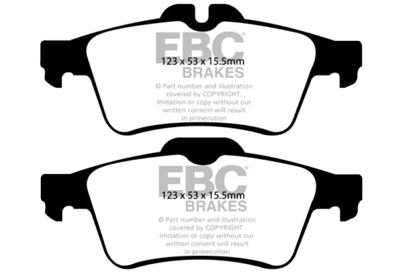 EBC 08-10 Chevrolet Cobalt 2.0 Turbo SS Ultimax2 Rear Brake Pads