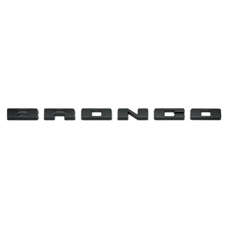 Ford Racing Black Grille Lettering Overlay Kit 2021+ Bronco