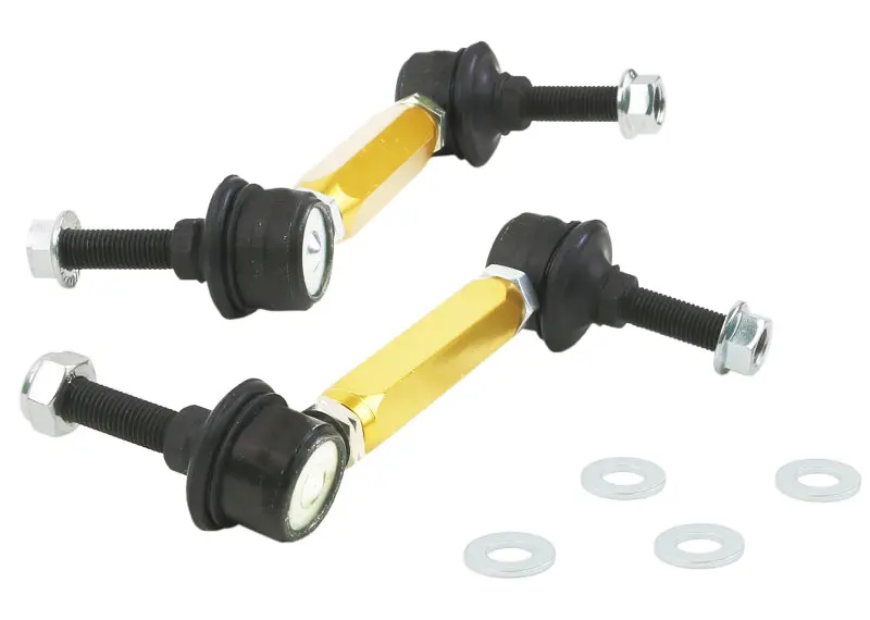 Whiteline Universal Sway Bar End Link Kit 130-155mm Heavy Duty Adjustable 10mm Ball Studs