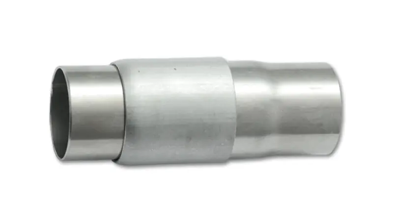 Vibrant T304 SS Slip Joint Adapter 1.5in OD Tubing 3 Piece Assembly