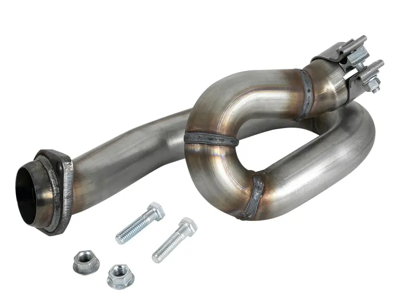aFe POWER Twisted Steel Loop Relocation Pipe 2018 Jeep Wrangler JL V6 3.6L