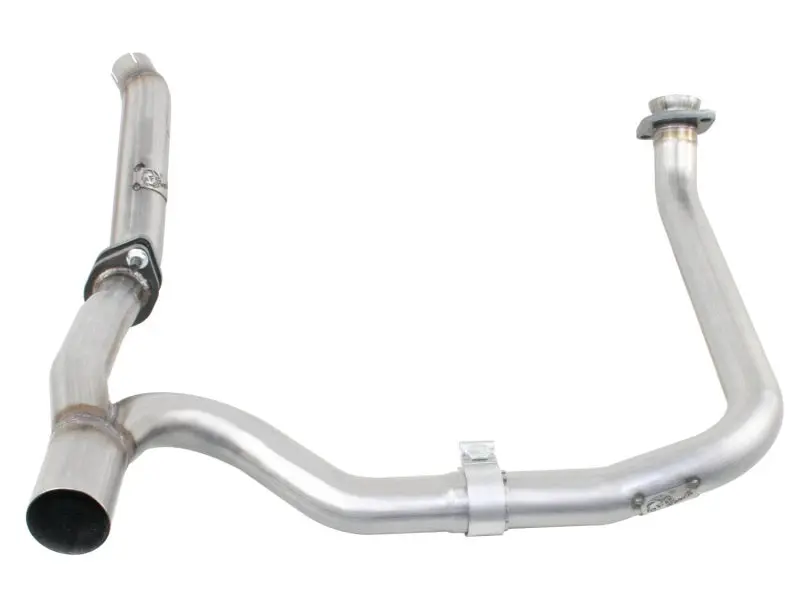 aFe Twisted Steel Delete Down-Pipe and Y-Pipe 2 to 2.5in Exhaust Jeep Wrangler 2012-2016
