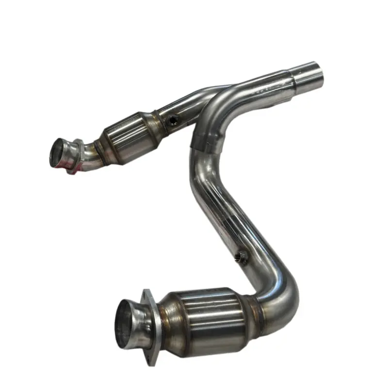 Kooks 2023+ Cadillac Escalade V 3in H.O. GREEN Catted Connector Pipes Kooks Headers
