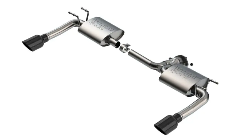 Borla 19-23 Mazda 3 NA 21-23 Mazda 3 Turbo S-Type Axle Back Exhaust 4in Black Tips