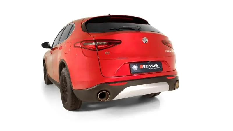 Remus 2017 Alfa Romeo Stelvio Q4 AWD 2.0L Turbo Axle Back Exhaust - Performance Exhaust System