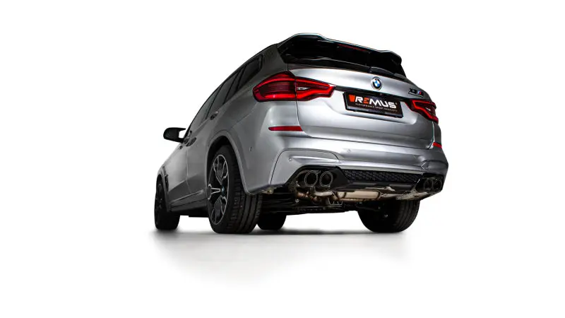 Remus 2019 BMW X3 M Competition F97 S58 3.0L Race Axle Back Exhaust - High-Performance Exhaust