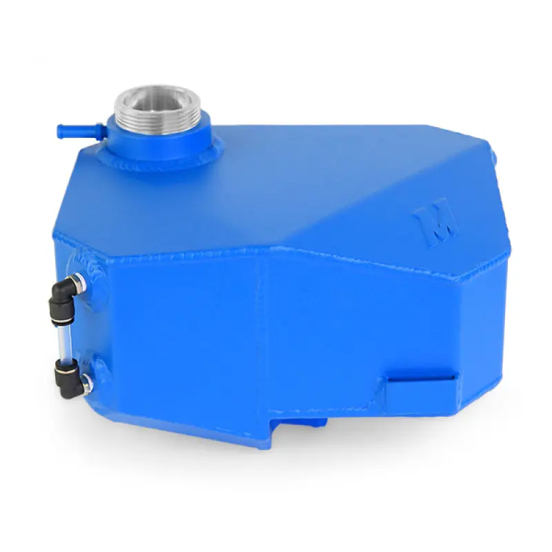 Mishimoto 2013+ Ford Focus ST 2016+ Focus RS Aluminum Expansion Tank Wrinkle Blue Coolant Reservoir