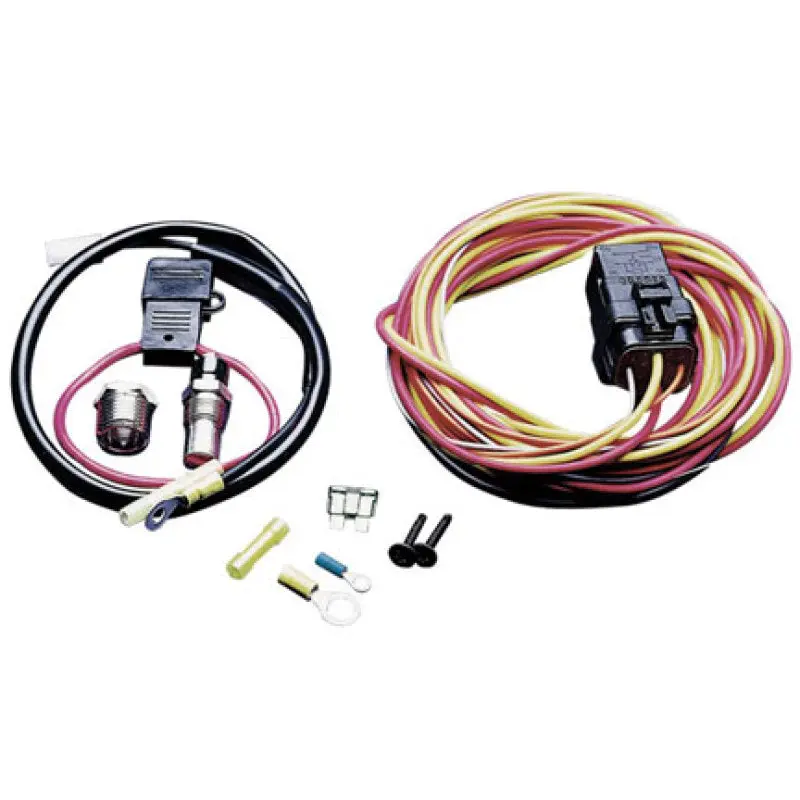 SPAL 195 Degree Thermo-Switch Relay and Harness Cooling Fan Control Kit