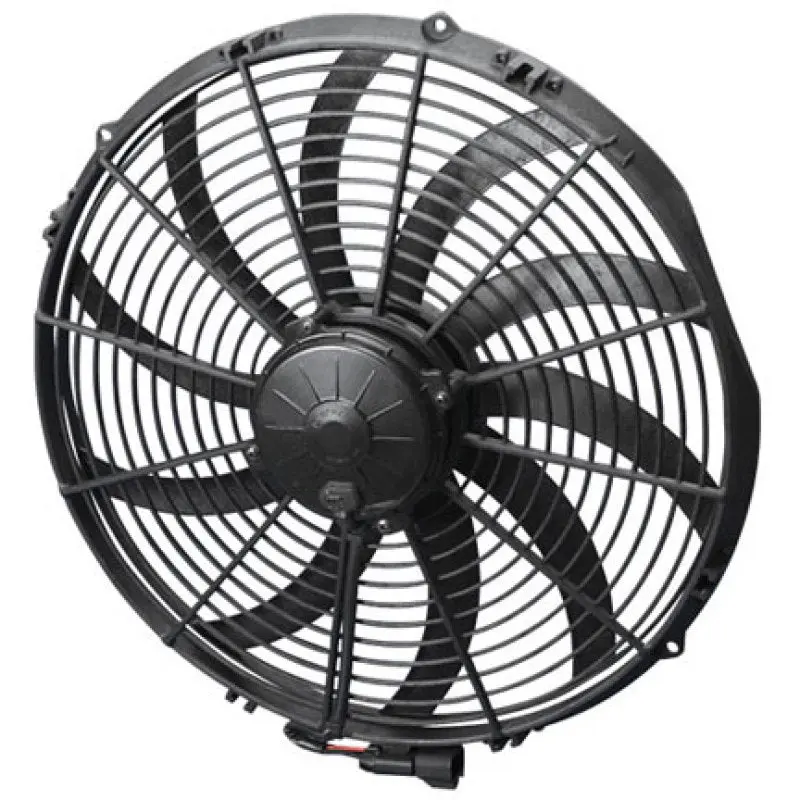 SPAL 2467 CFM 16 Inch High Performance Race Fan Curved Blade Pull Racing Vehicles