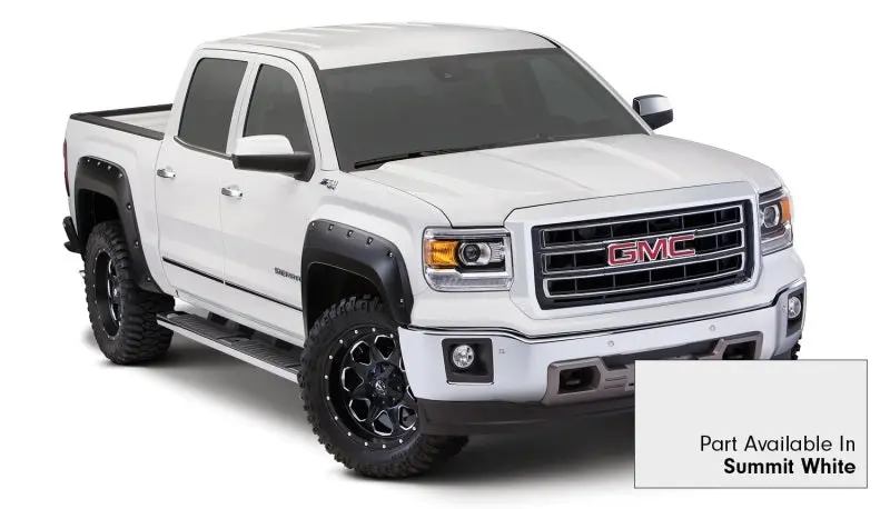 Bushwacker 19-21 Chevrolet Silverado 1500 Pocket Style Flares 4pc Summit White