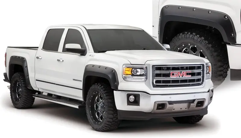 Bushwacker 2016-2018 GMC Sierra 1500 Pocket Style Fender Flares 4pc Black