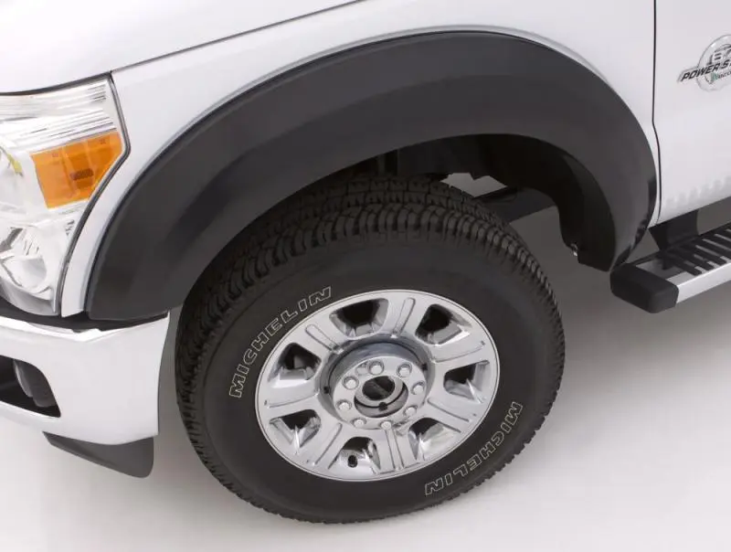 Lund 07-13 Chevy Silverado 1500 Extra Wide Smooth Elite Series Fender Flares - Black 4 Piece Set