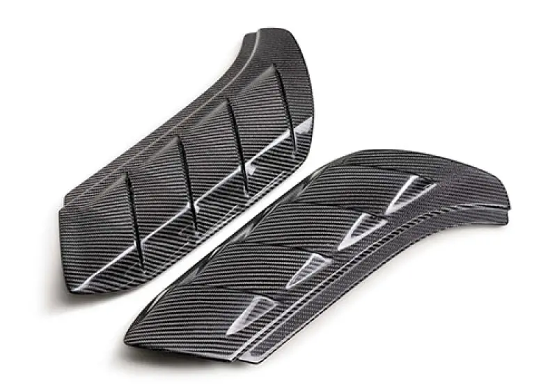 Ford Racing 22-24 Bronco Raptor 2x2 Twill Carbon Fiber Fender Vent Set Gloss Finish