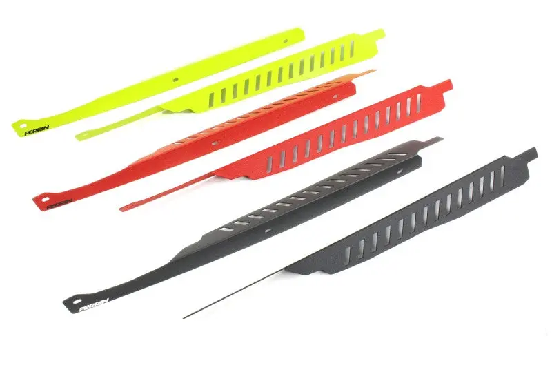 Perrin Neon Yellow Fender Shroud Set 2011-2014 Subaru WRX STI Perrin Performance