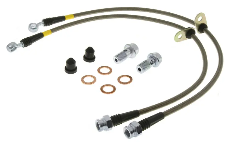 StopTech Stainless Steel Brake Line Kit 00-04 Ferrari F360/04-05 F360 Stradale/96-02 Maranello Front