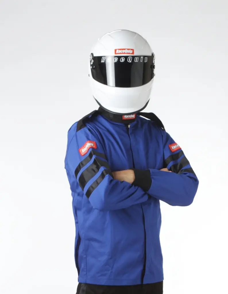 RaceQuip Blue SFI-1 1-L Jacket XL - Blue Fireproof Racing Jacket