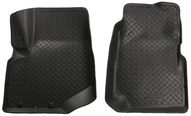 Husky Liners 02-08 GM Trailblazer Bravada Envoy 05-08 Saab 9-7X Classic Style Black Floor Liners
