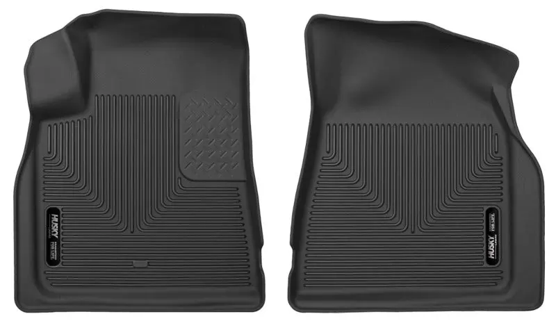 Husky Liners 08-15 Buick Enclave GMC Acadia X-Act Contour Black Front Seat Floor Liners