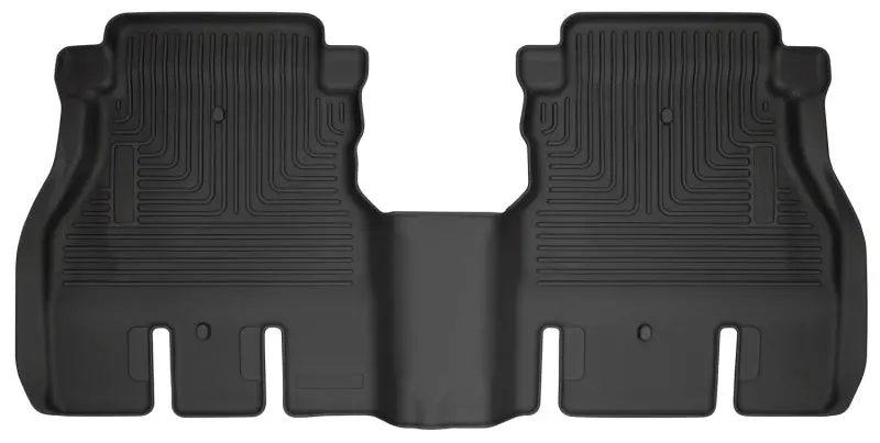 Husky Liners 19-24 Jeep Wrangler JLU WeatherBeater Second Row Black Floor Mats