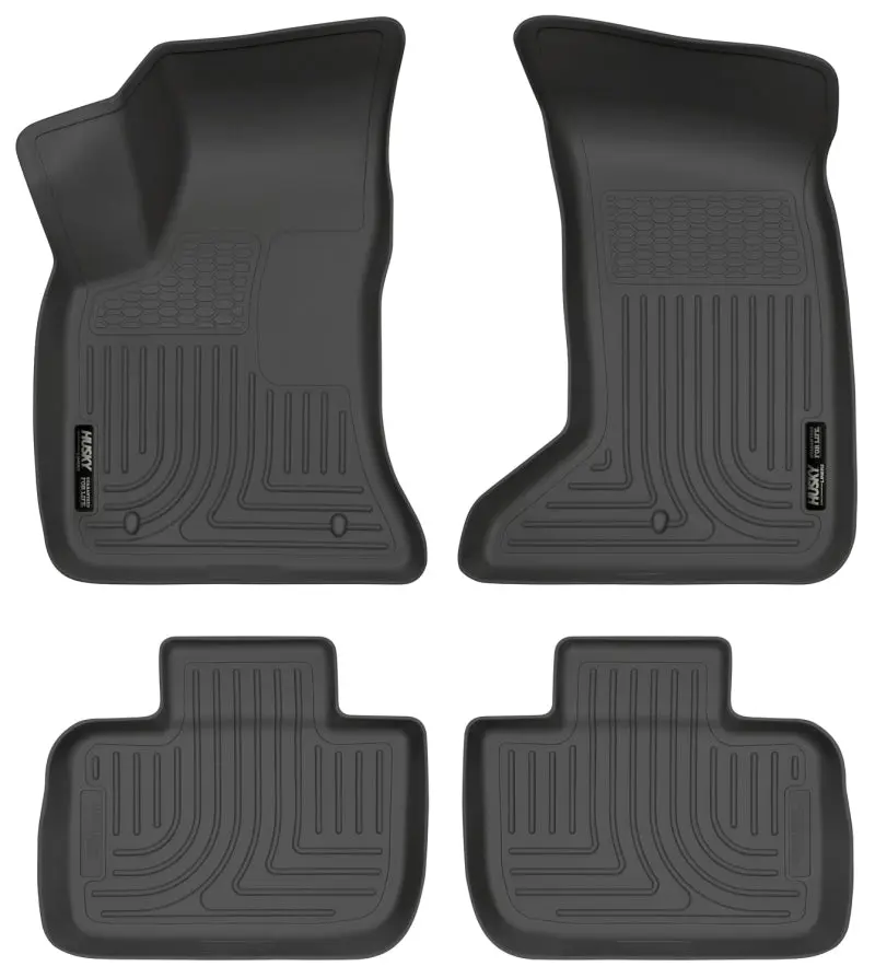 Husky Liners 2011-2012 Dodge Charger Chrysler 300 AWD WeatherBeater Combo Black Floor Liners