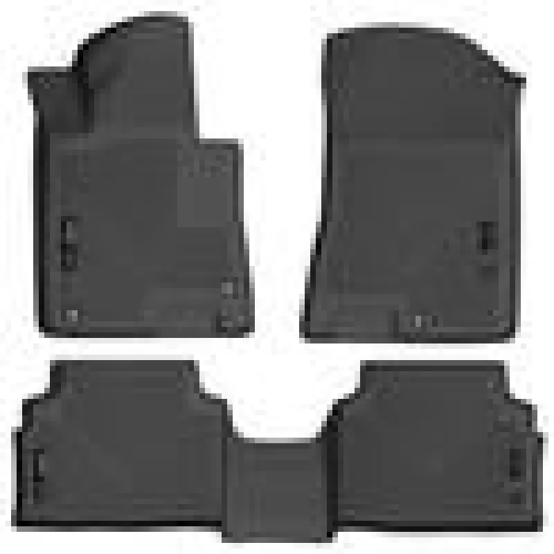 Husky Liners 2020-2021 Hyundai Sonata 2021 Kia K5 Weatherbeater Front and 2nd Seat Floor Liners Black