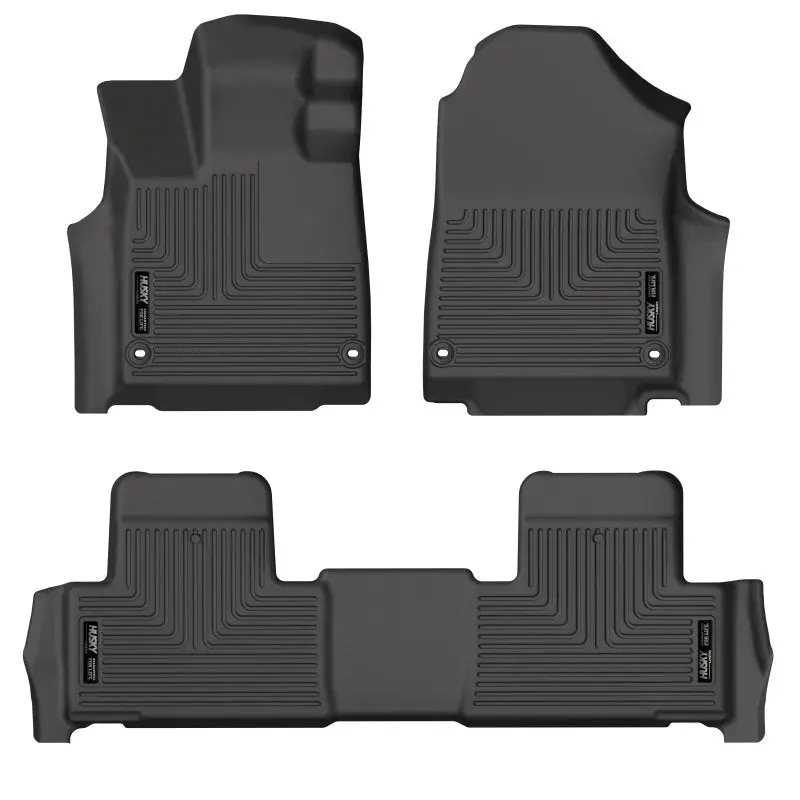 Husky Liners 2022 Acura MDX Weatherbeater Black Front and 2nd Seat Floor Liners