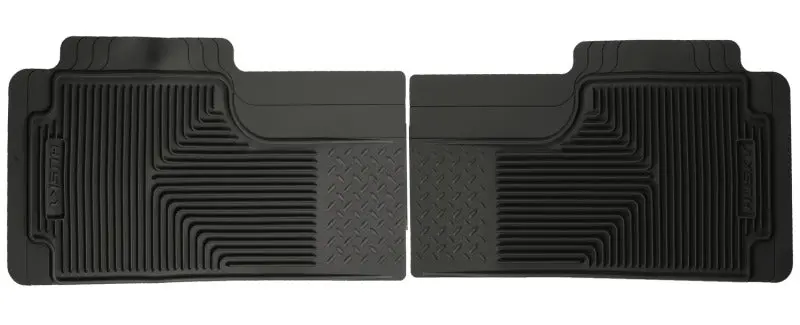 Husky Liners Heavy Duty Black 2nd Row Floor Mats 80-12 Ford F-150 00-05 Ford Excursion