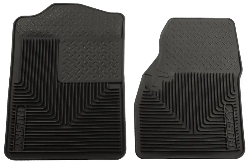 Husky Liners Heavy Duty Black Front Floor Mats 94-01 Dodge Ram 1500 2500 3500 80-96 Ford Bronco