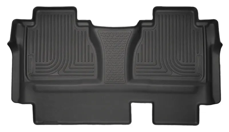 Husky Liners Weatherbeater Black 2nd Seat Floor Liners 2014-2015 Toyota Tundra Double Cab
