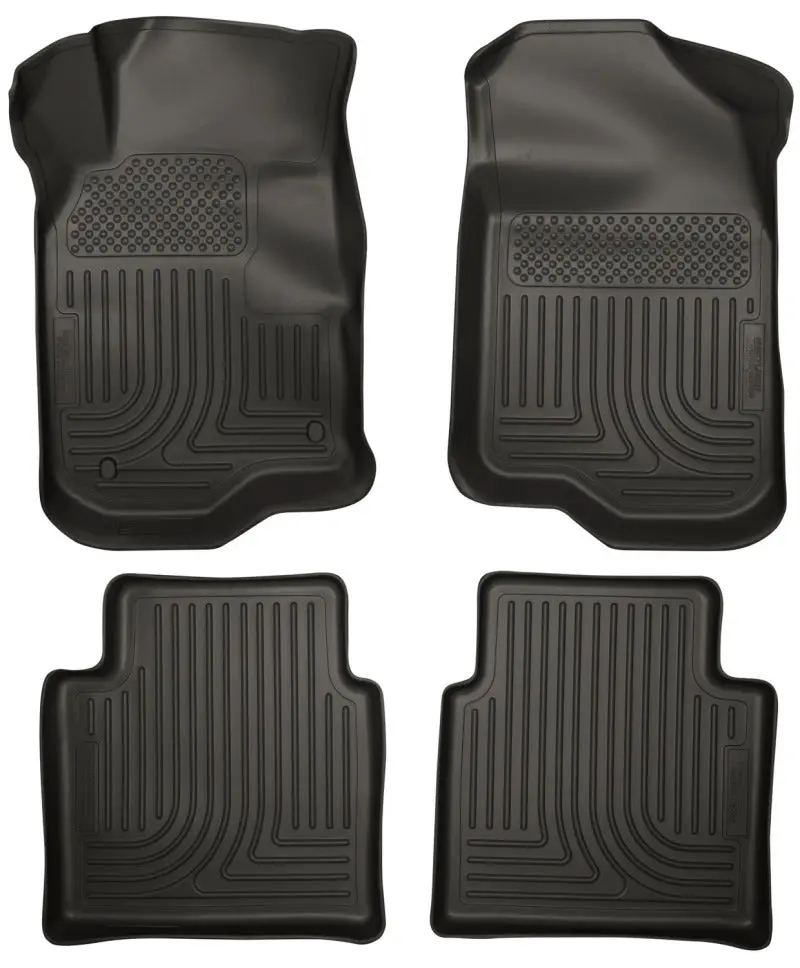 Husky Liners WeatherBeater Black Floor Liners 08-12 Chevy Malibu and 07-09 Saturn Aura