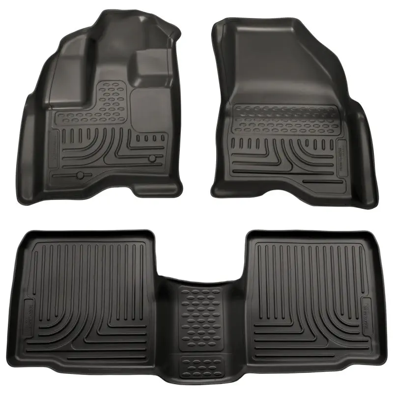 Husky Liners WeatherBeater Black Floor Liners 2011-2012 Ford Explorer Front and Rear
