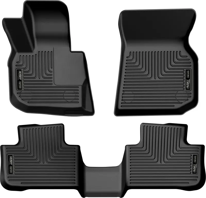 Husky Liners Weatherbeater Black Front and 2nd Seat Floor Liners 2018-2023 BMW X3