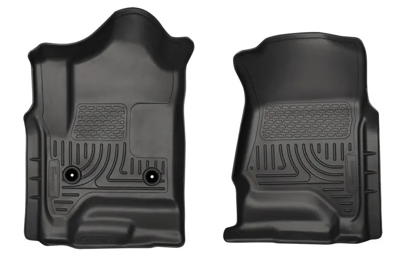 Husky Liners Weatherbeater Black Front Floor Liners 14 Chevrolet Silverado GMC Sierra 1500