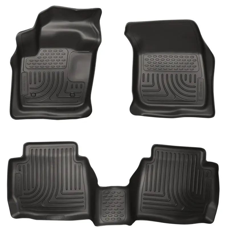 Husky Liners Weatherbeater Combo Black Floor Liners 2013-2016 Ford Fusion